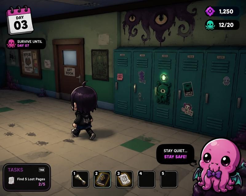 Lovecraft Locker 操作界面 场景图 6